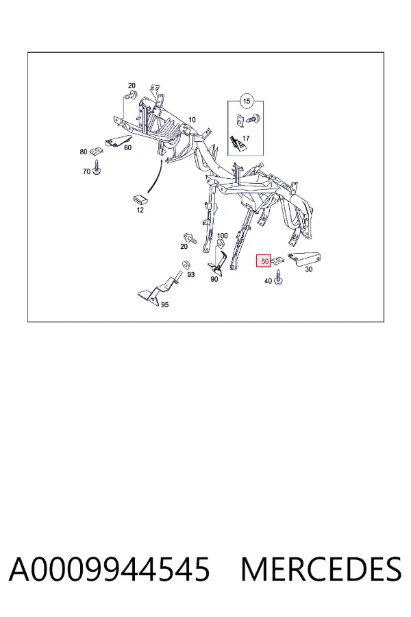  A0009944545 Mercedes
