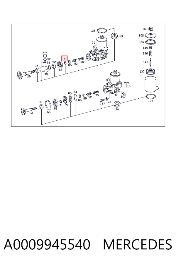  A0009945540 Mercedes