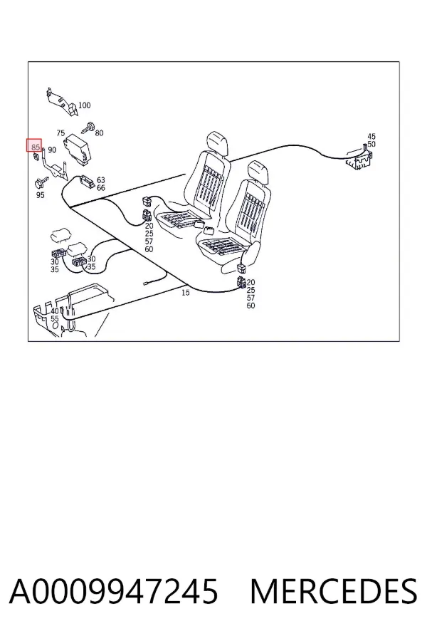  A0009947245 Mercedes