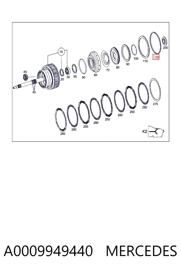  A0009949440 Mercedes