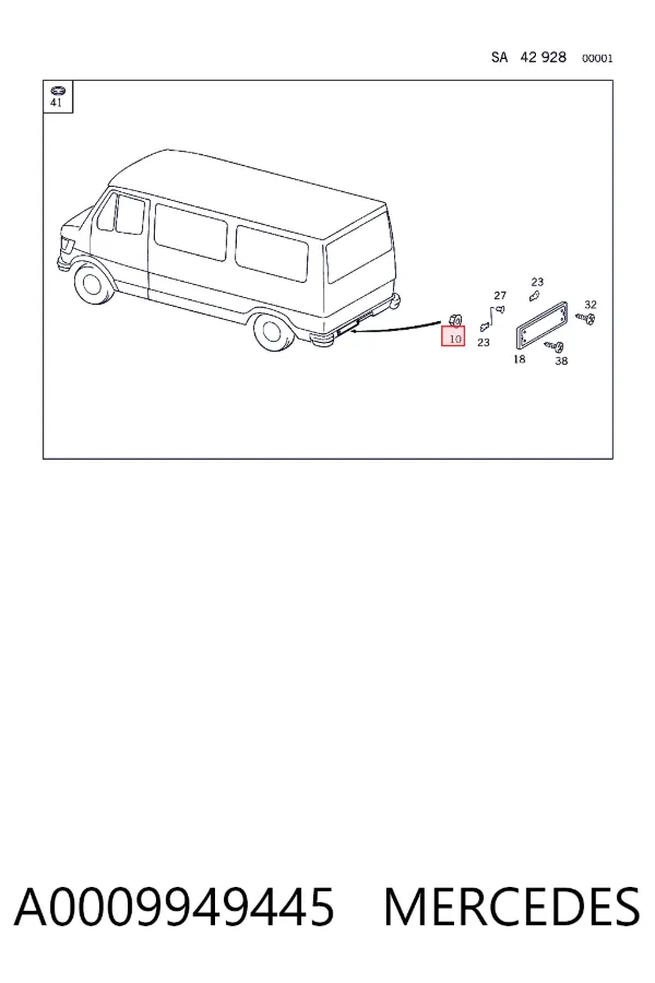 A0009949445 Mercedes