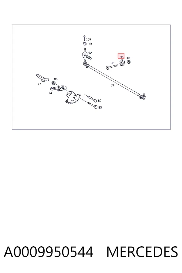  A0009950544 Mercedes
