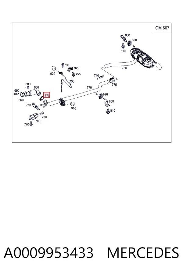  A0009953433 Mercedes