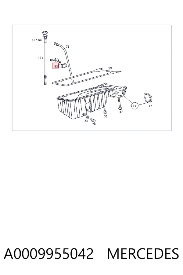  A0009955042 Mercedes