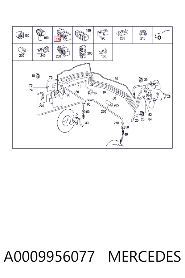  A0009956077 Mercedes