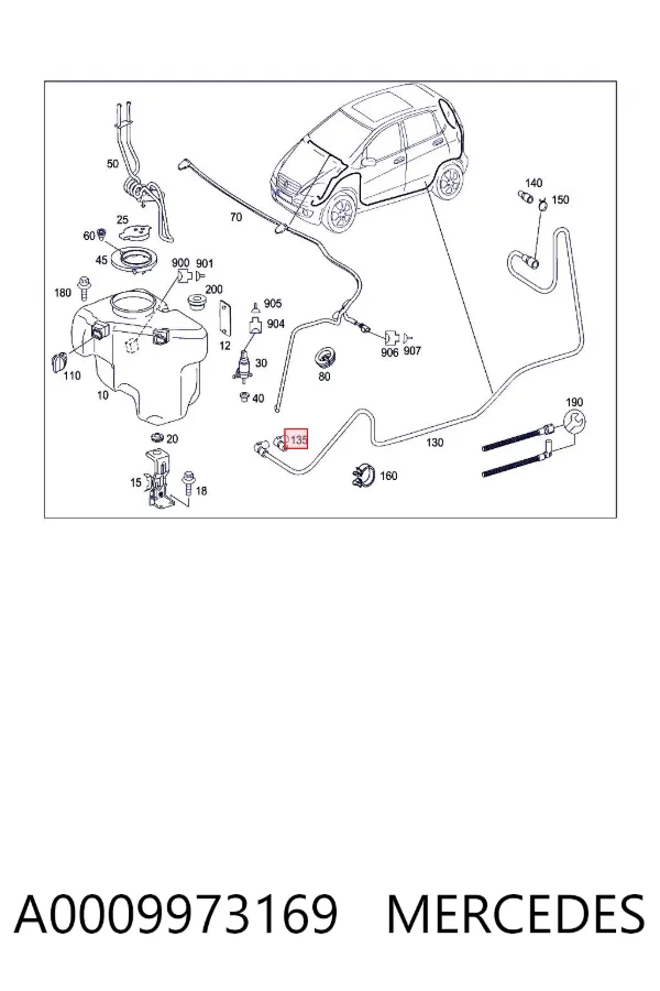  A0009973169 Mercedes