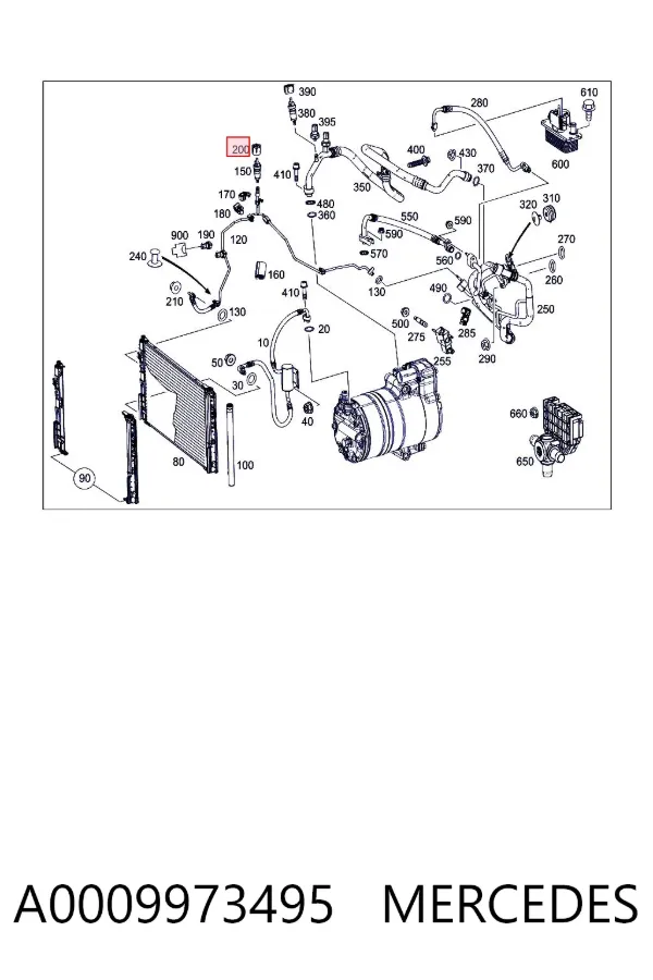  A0009973495 Mercedes