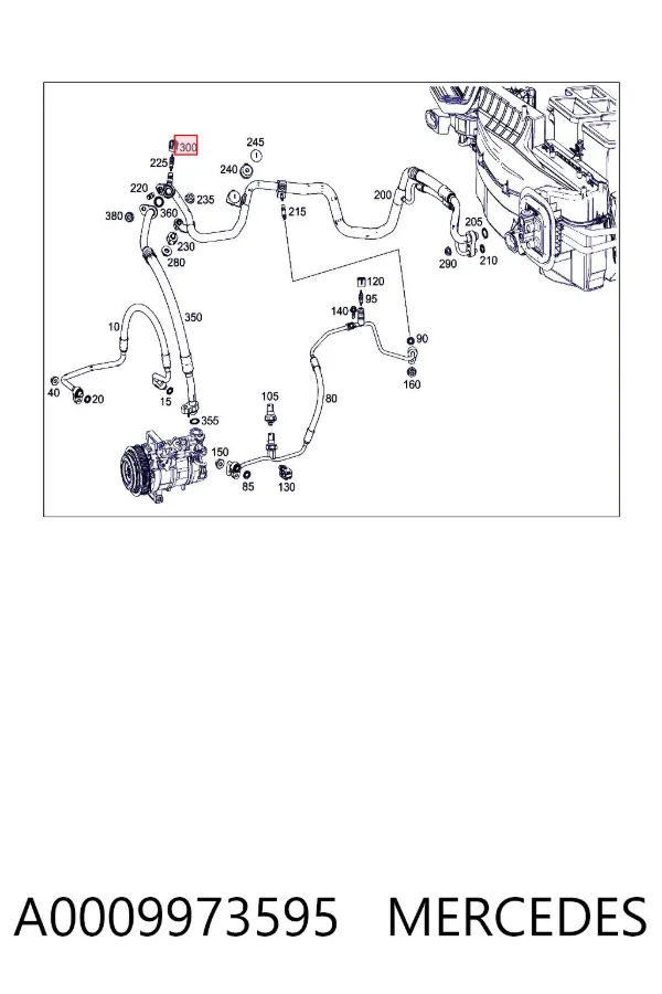  A0009973595 Mercedes
