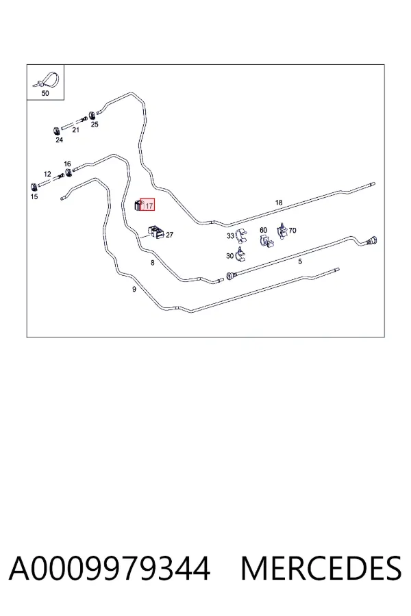  A0009979344 Mercedes