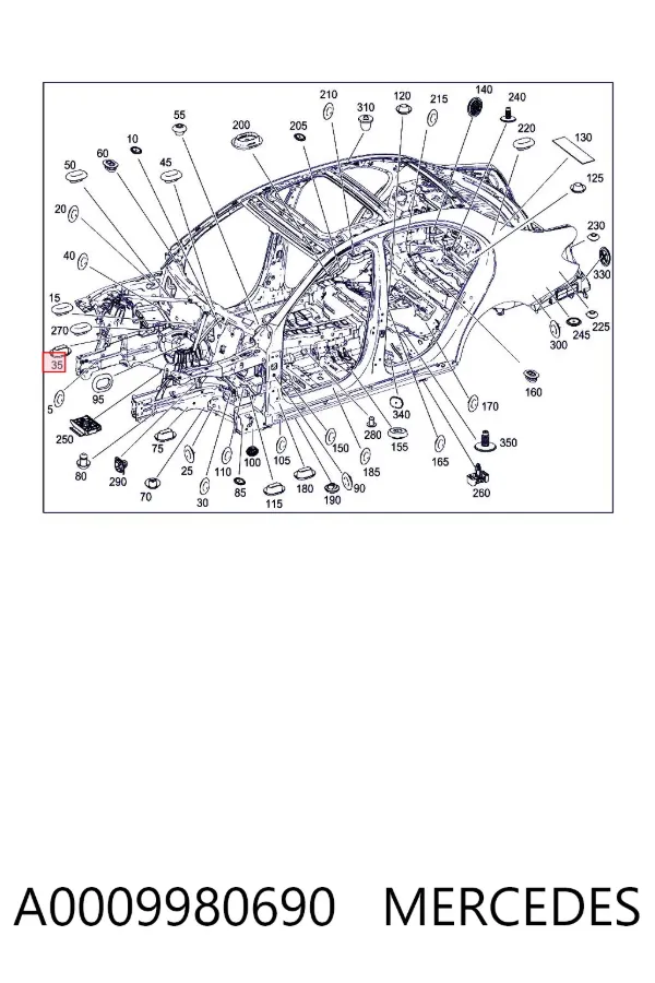  A0009980690 Mercedes
