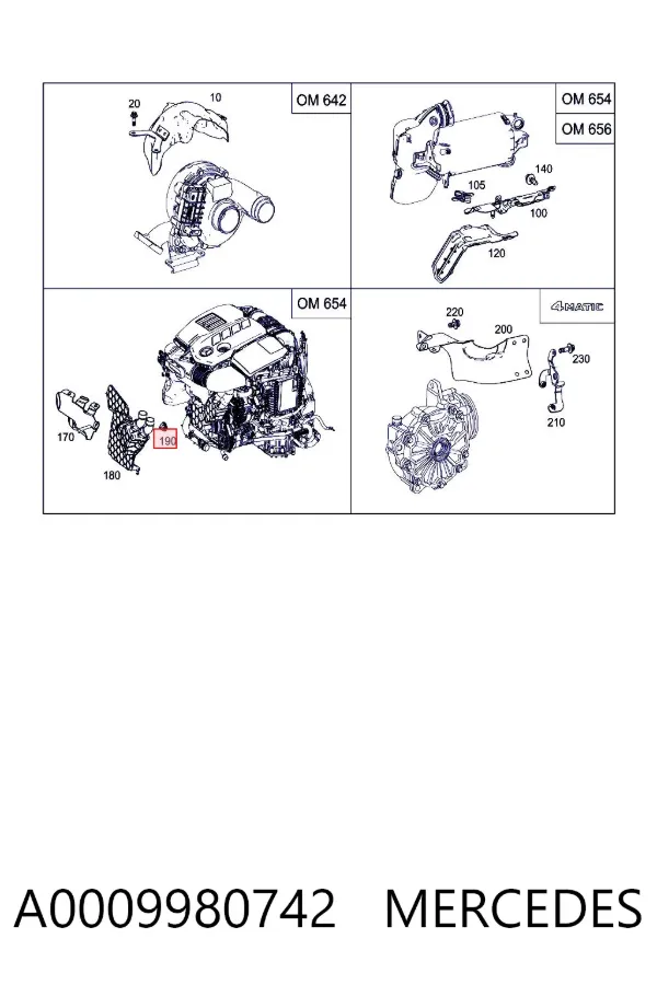  A0009980742 Mercedes