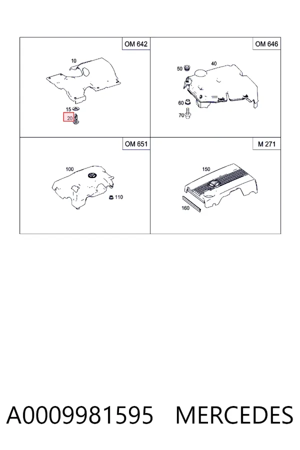  A0009981595 Mercedes