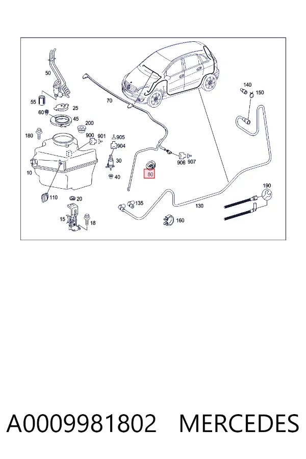  A0009981802 Mercedes