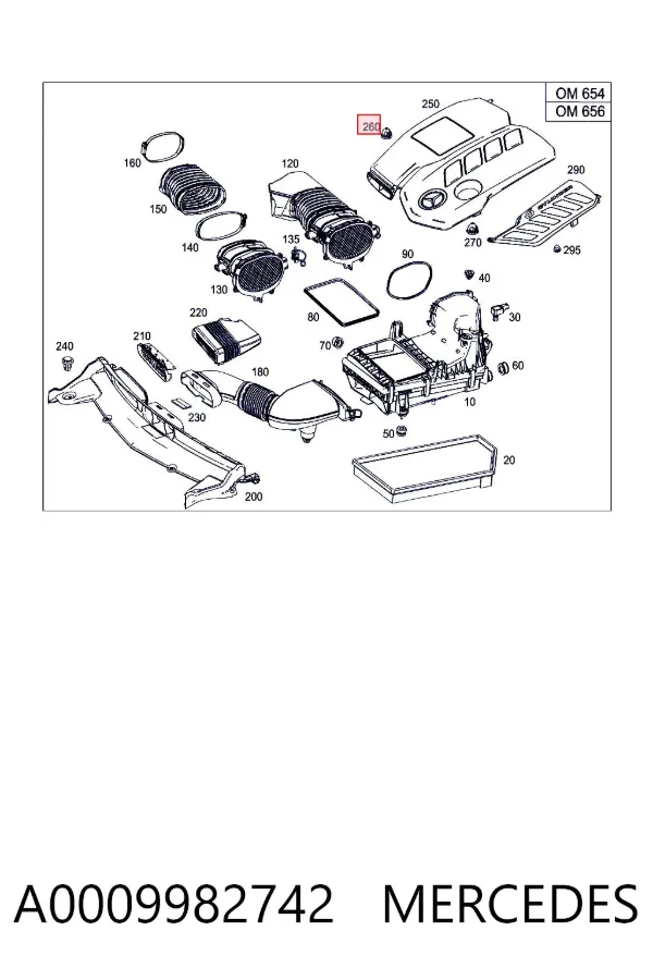  A0009982742 Mercedes