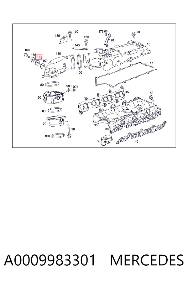  A0009983301 Mercedes