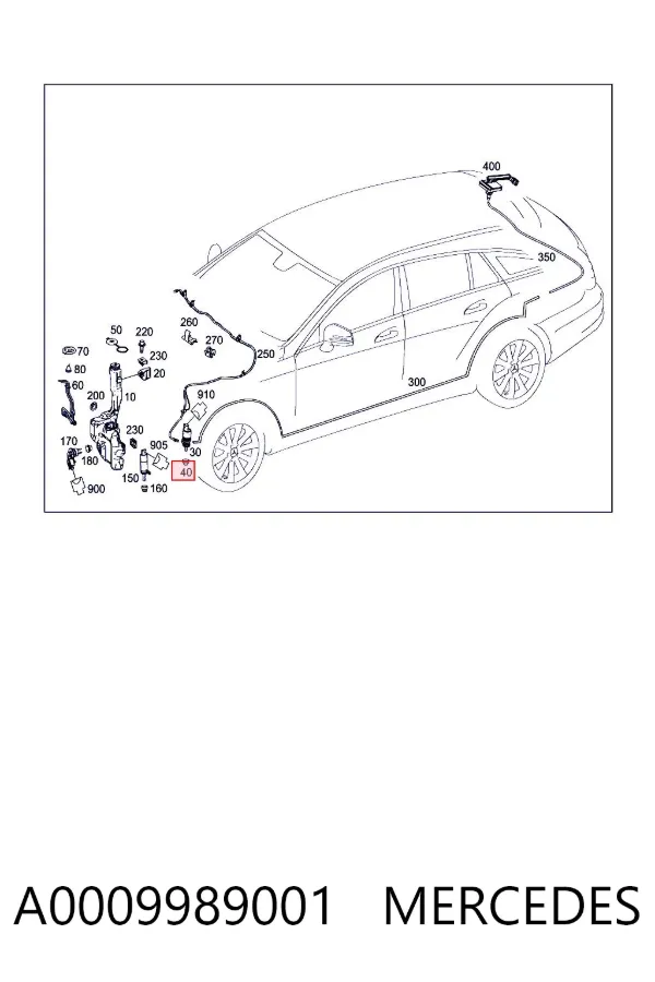  A0009989001 Mercedes