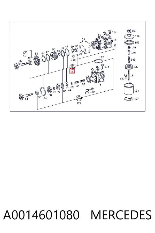  A0014601080 Mercedes