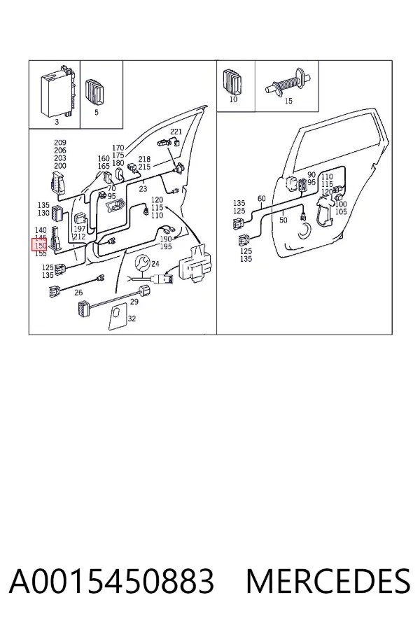  A0015450883 Mercedes