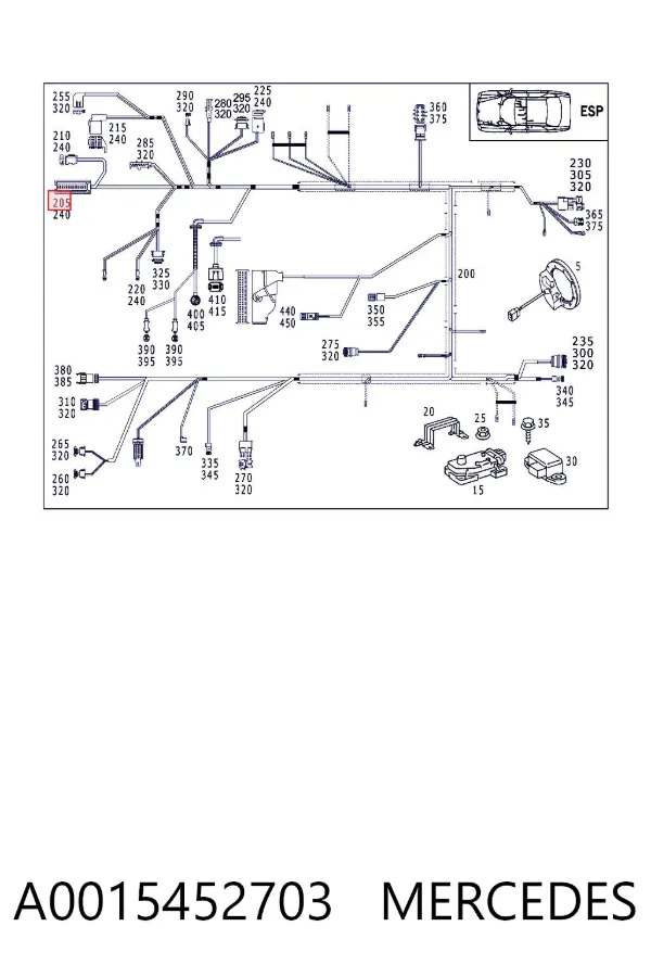  A0015452703 Mercedes