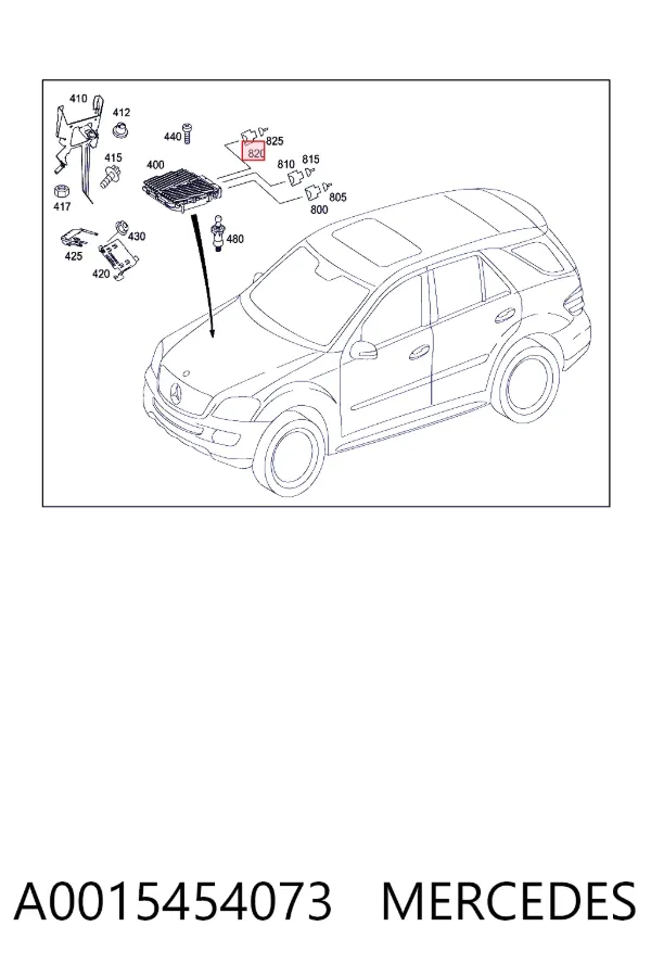  A0015454073 Mercedes