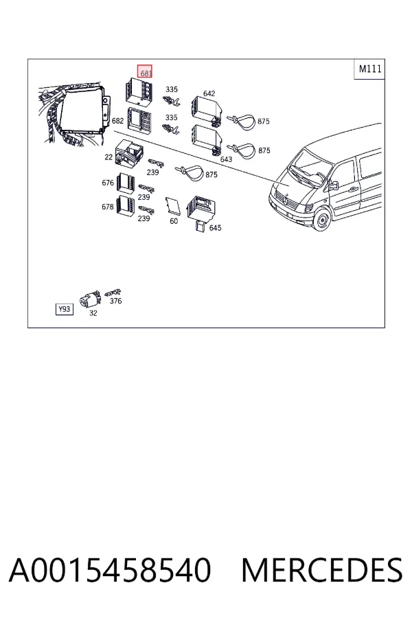 A0015458540 Mercedes