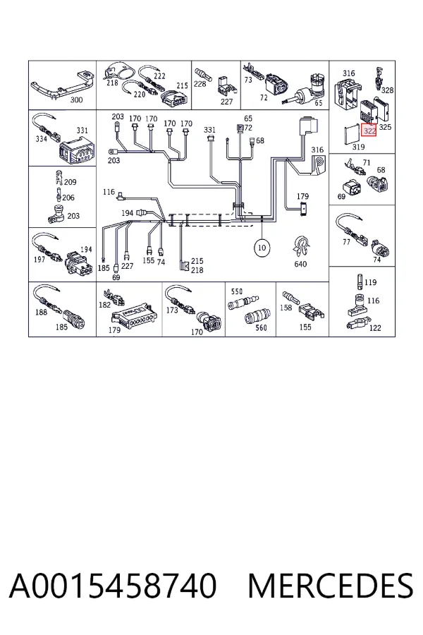 A0015458740 Mercedes
