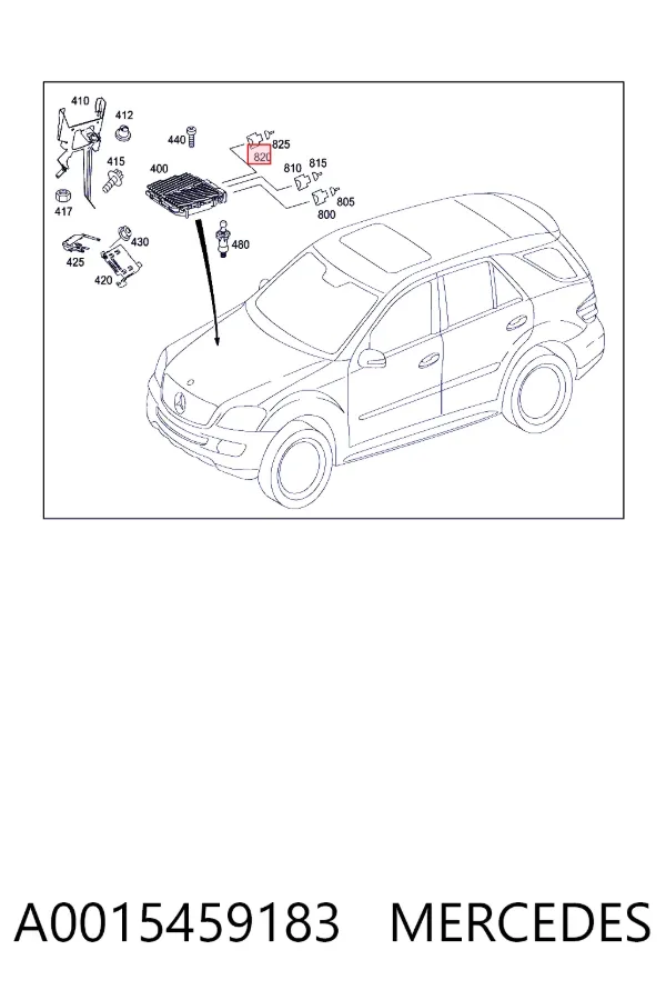  A0015459183 Mercedes