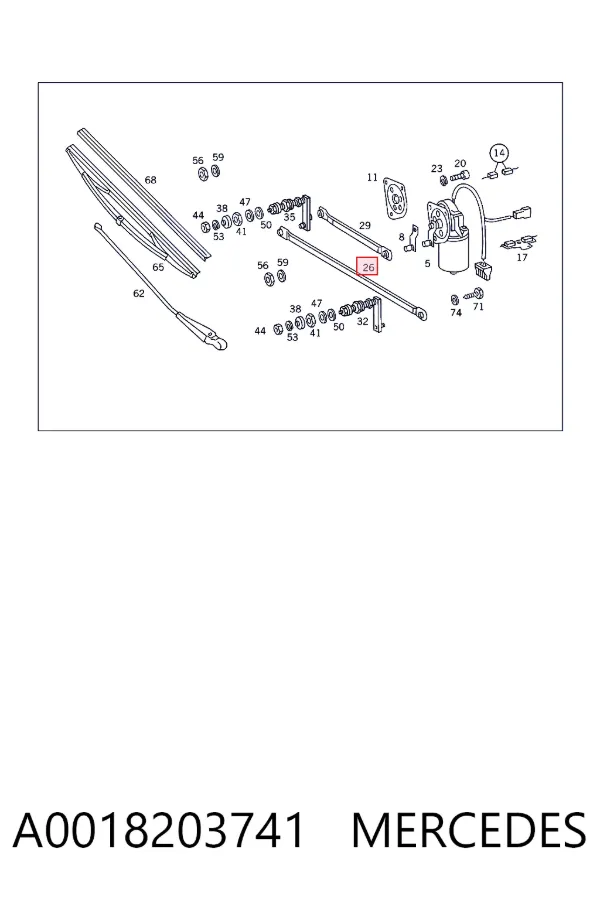  A0018203741 Mercedes