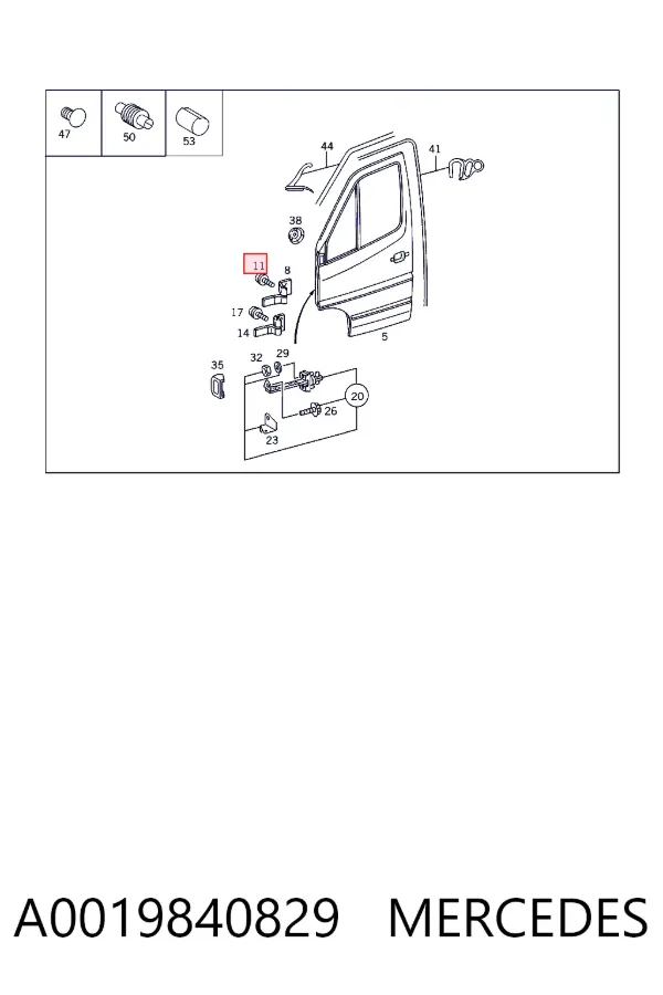  A0019840829 Mercedes
