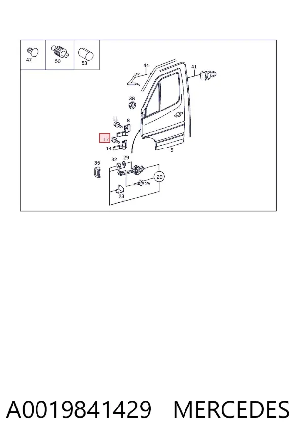  A0019841429 Mercedes