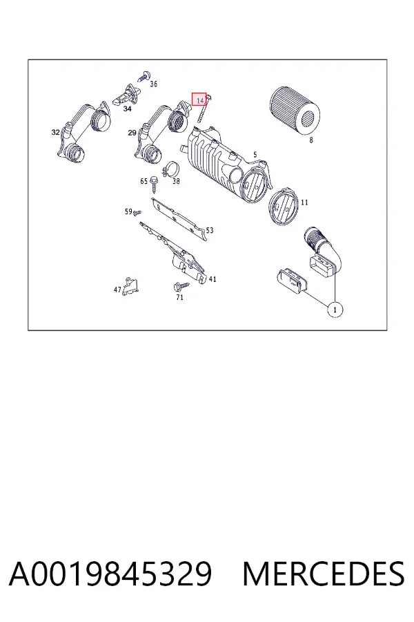  A0019845329 Mercedes
