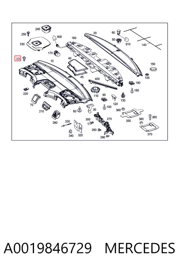  A0019846729 Mercedes