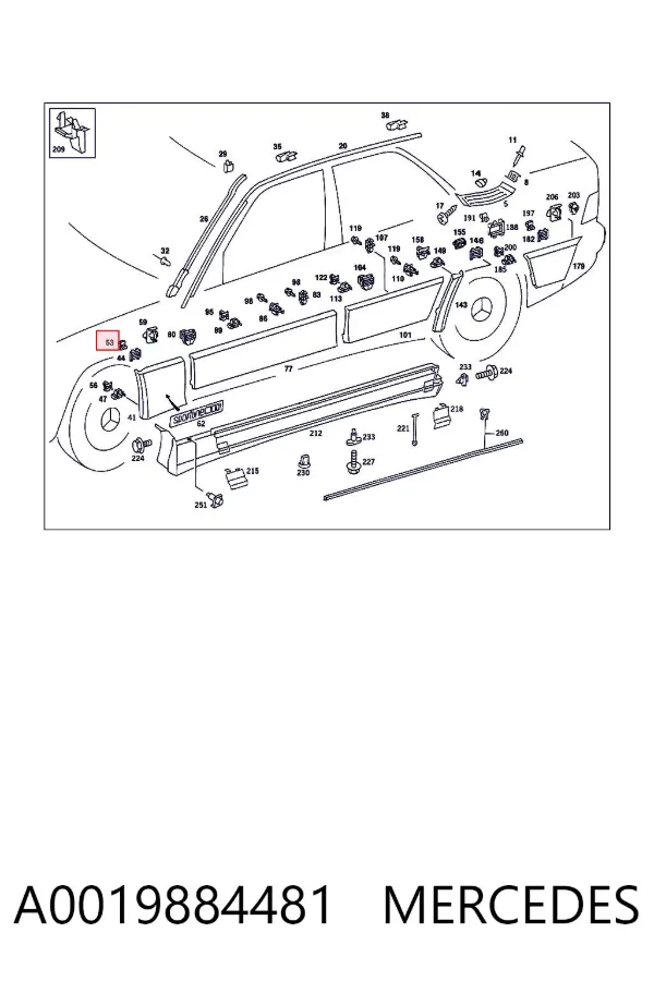  A0019884481 Mercedes