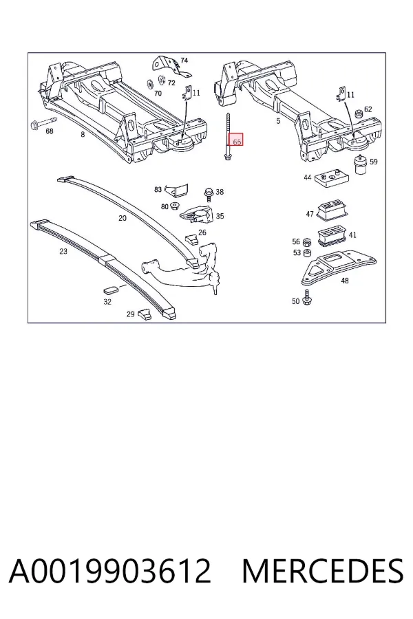  A0019903612 Mercedes
