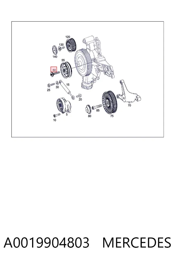  A0019904803 Mercedes