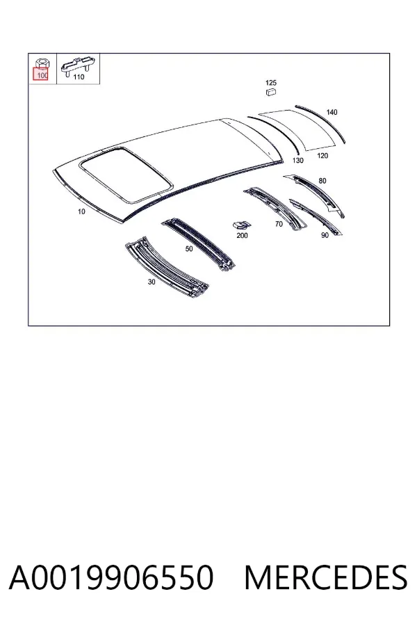  A0019906550 Mercedes