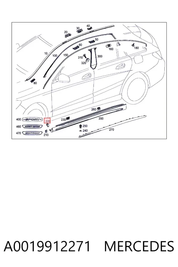  A0019912271 Mercedes