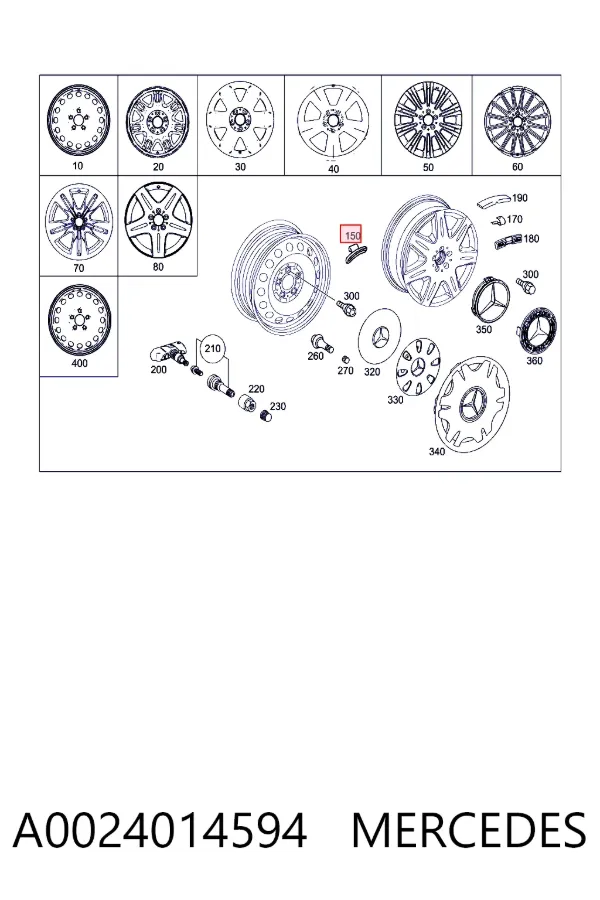  A0024014594 Mercedes