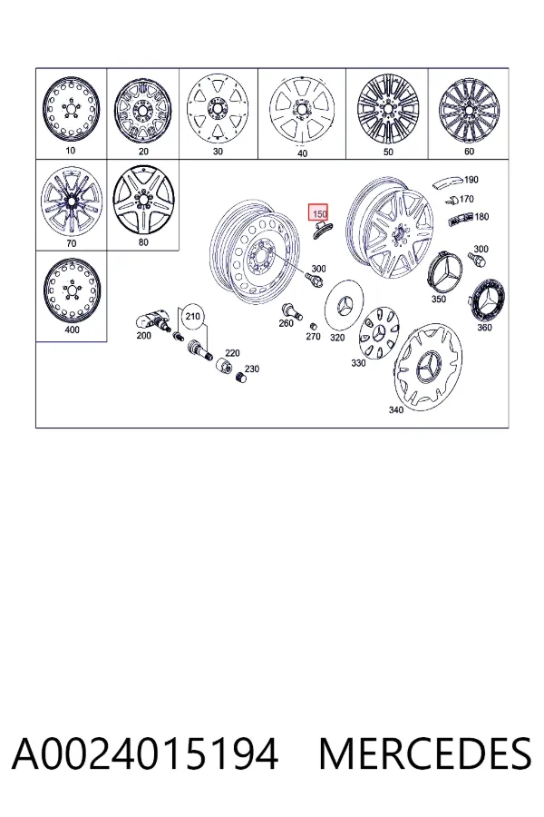  A0024015194 Mercedes