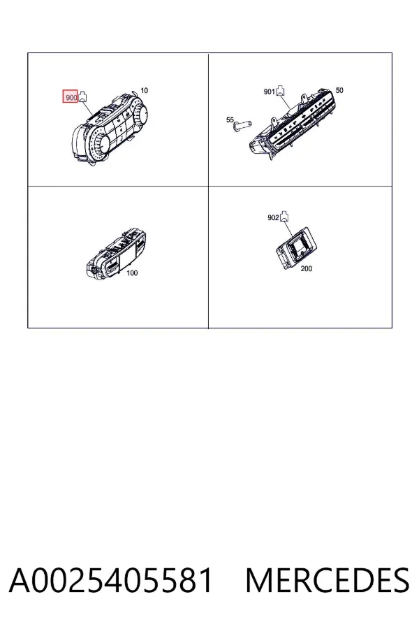  A0025405581 Mercedes