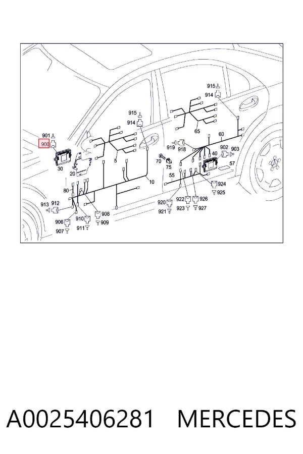  A0025406281 Mercedes
