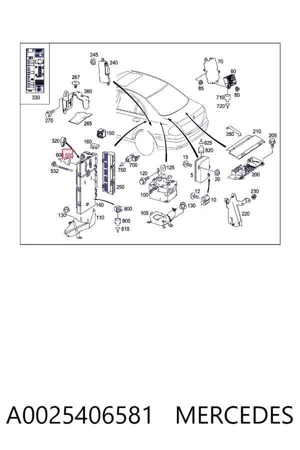  A0025406581 Mercedes