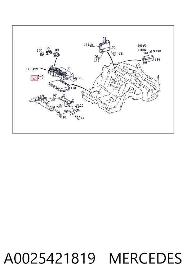  A0025421819 Mercedes
