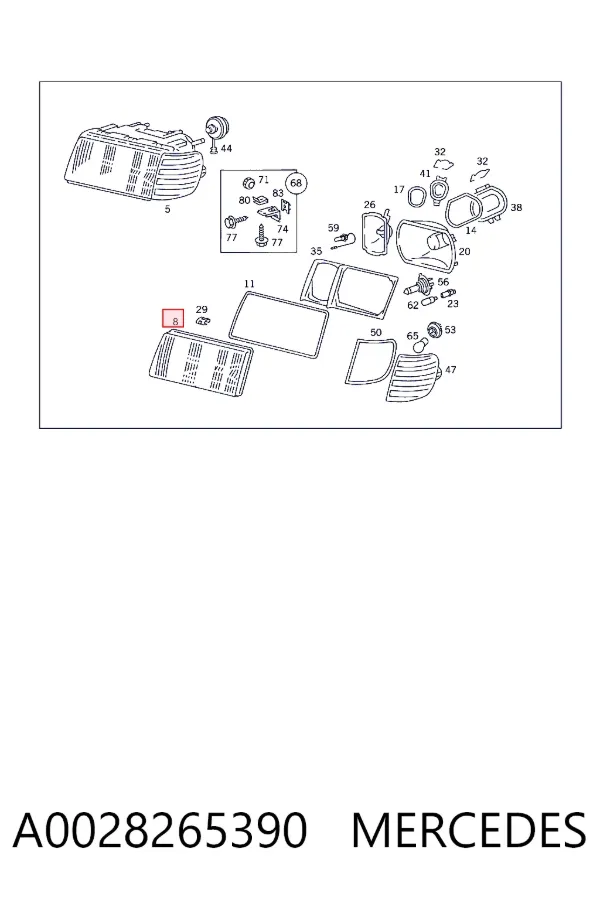 A0028265390 Mercedes