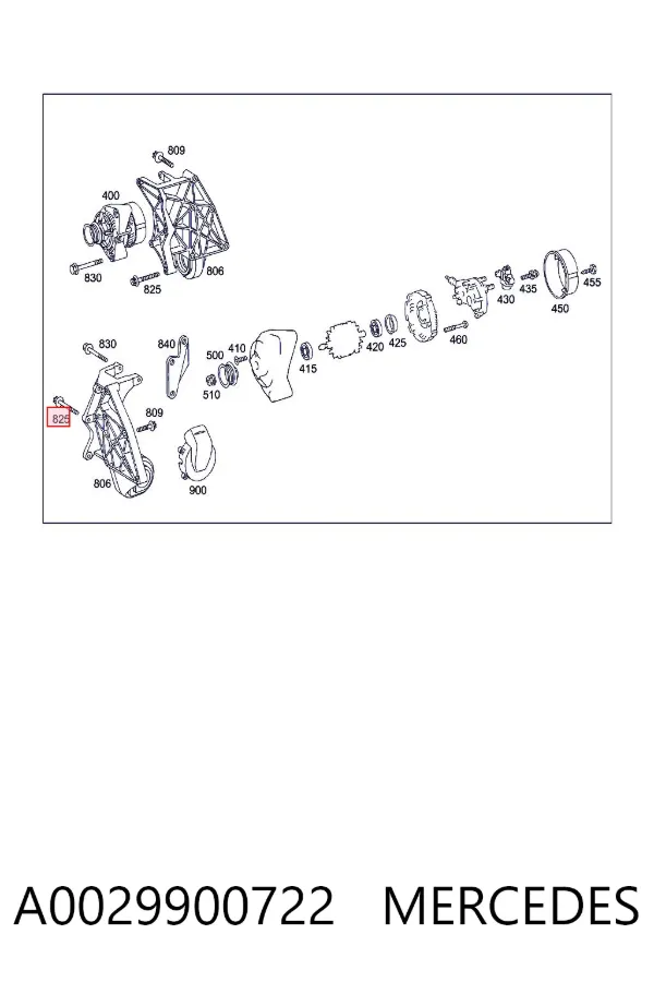 A0029900722 Mercedes