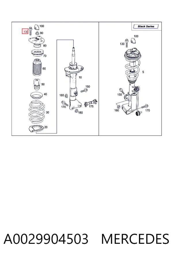  A0029904503 Mercedes