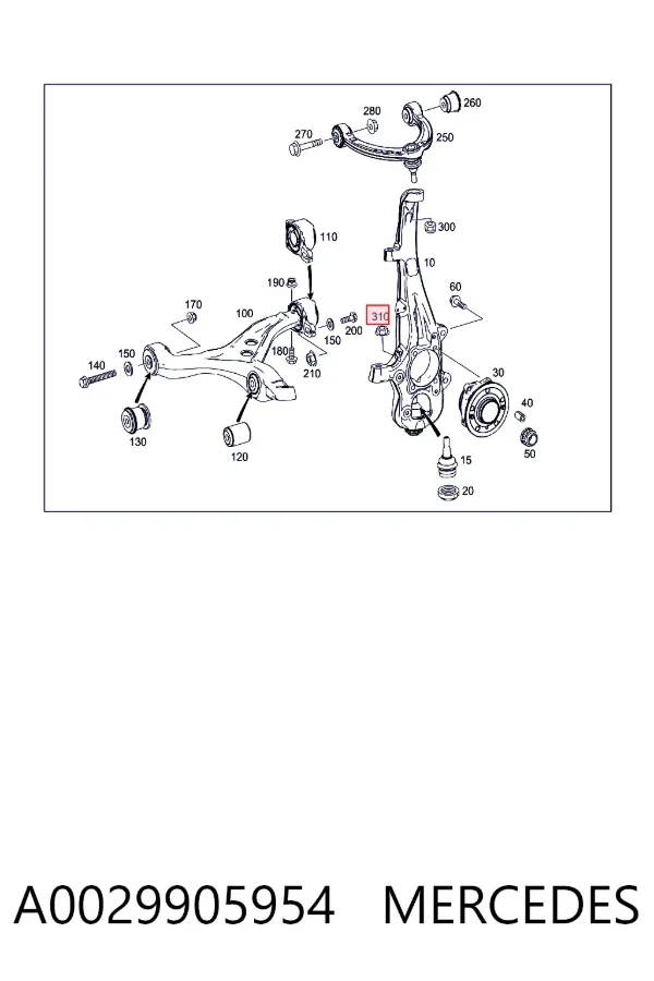  A0029905954 Mercedes