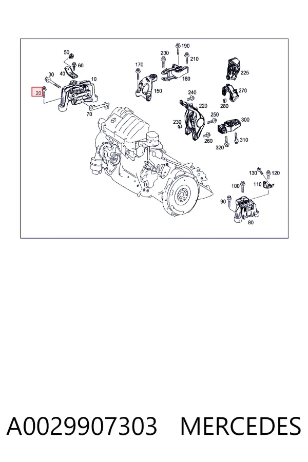  A0029907303 Mercedes