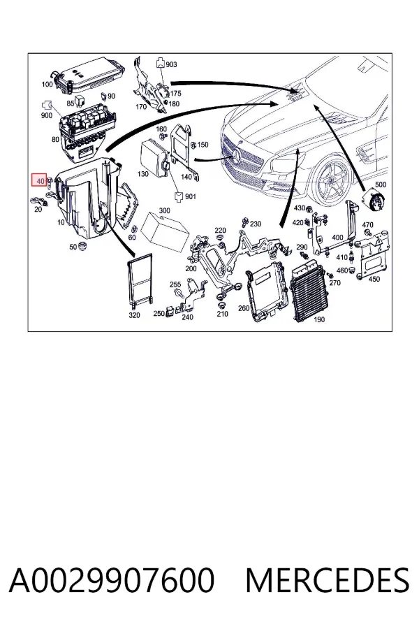  A0029907600 Mercedes