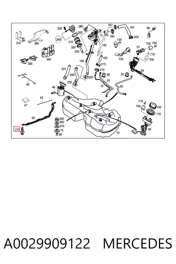  A0029909122 Mercedes